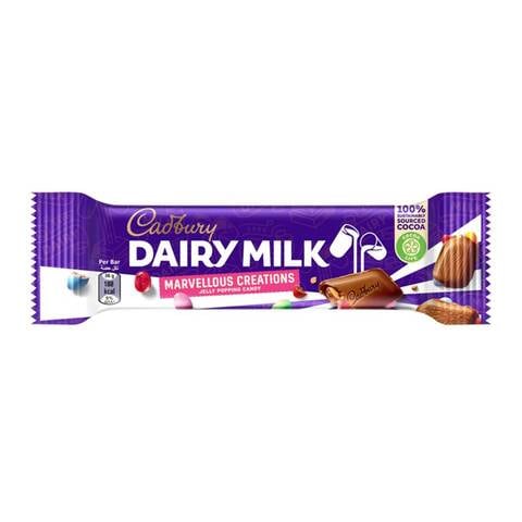 Cadbury Dairy Milk Marvelous Creations Jelly Poppin gram Candy - 38 gram