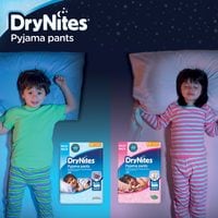 Huggies DryNites Pyjama Pants 3-5 Years Bed Wetting Diaper Girl 16-23 kg Jumbo Pack 16 Pants