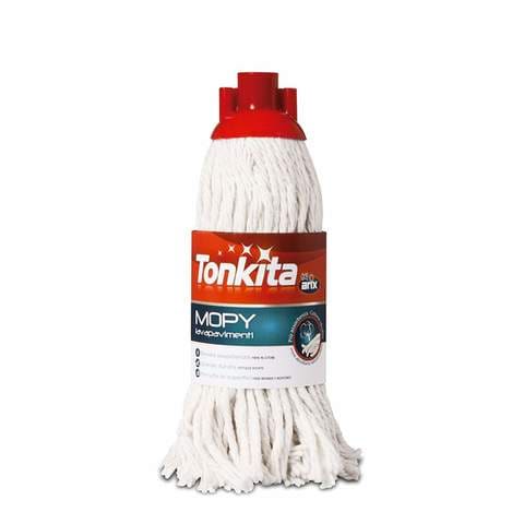 Tonkita Bucket  With Cotton Mop Stick Red
