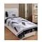 4-Bed Printed Flat Single Bed Sheet - 2 Pieces - Multi Color
