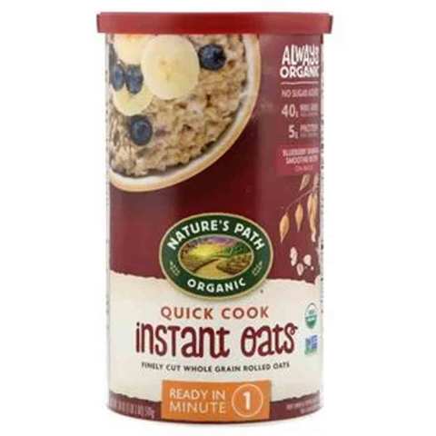 Nature&#39;s Path Organic Quick Cook Instant Oats 510 Gram