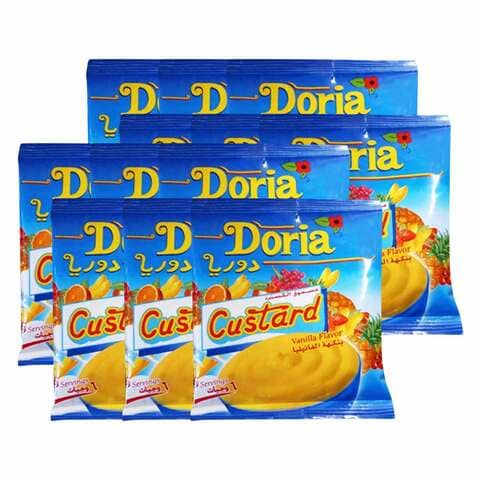 Doria Custard Powder Vanilla 70g x Pack of 12