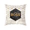DEALS FOR LESS -1 Piece Geometric with Slogan Design Cushion Cover.