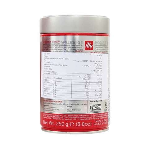 Illy Blend 100% Arabica Filter Coffee 250g