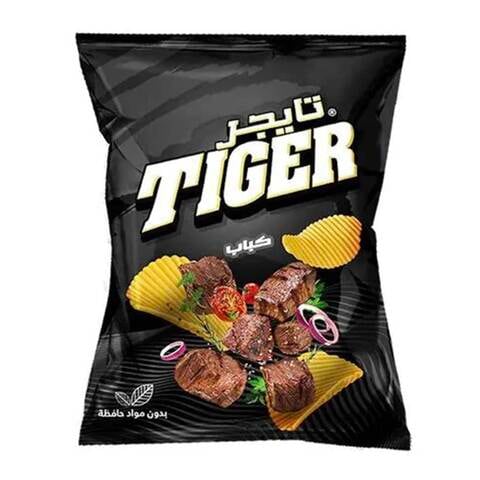 Buy Tiger Chips - Kebab Flavor - 131 gram in Egypt