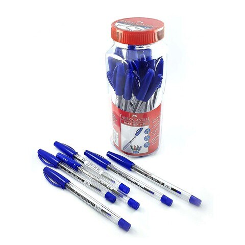 Buy Faber-Castell Ballpoint Pen 1423 Blue 0.7mm 30 PCS Online - Shop  Stationery & School Supplies on Carrefour UAE