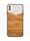 Theodor - Protective Case Cover With Back Tempered Glass For iPhone 11 White/Brown
