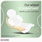 Kotex Natural Maxi Protect Thick Pads 100% Cotton Pad Overnight Protection Sanitary Pads With Wings 22 Sanitary Pads