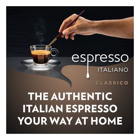 Lavazza Cafe Espresso Ground Coffee Medium Roast 250g