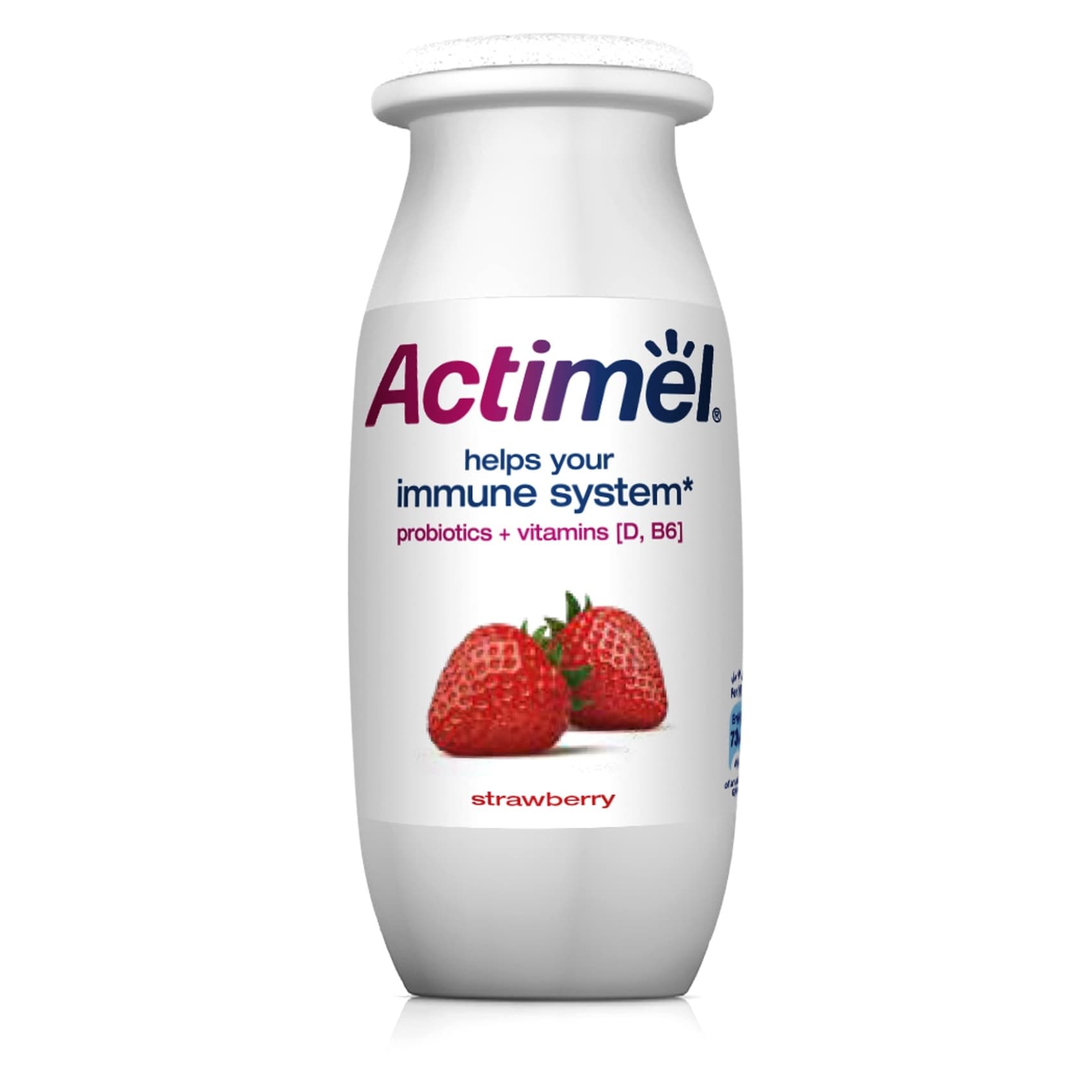 Actimel Strawberry Yoghurt Drink 8 x 100g (3 Pack)