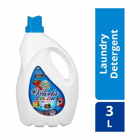 Velvetta Laundry Concetrated Gel for Color Clothes - 3 Liters