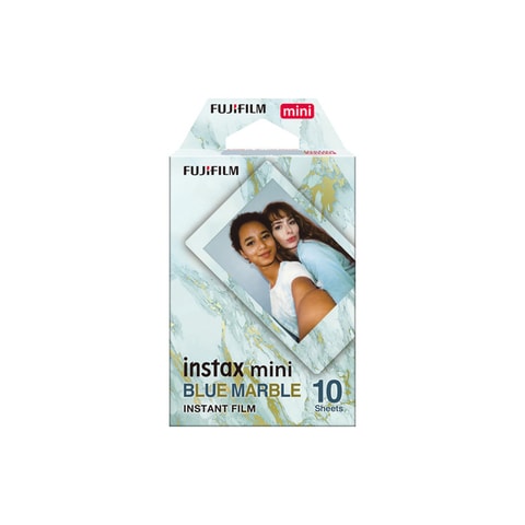 Buy Fujifilm - Instax Mini Instant Film (10 Marble Blue For Instax Mini Series M8 M8+ M9 Instant Camera Series Exposures) Online - Shop Electronics & Appliances on Carrefour UAE