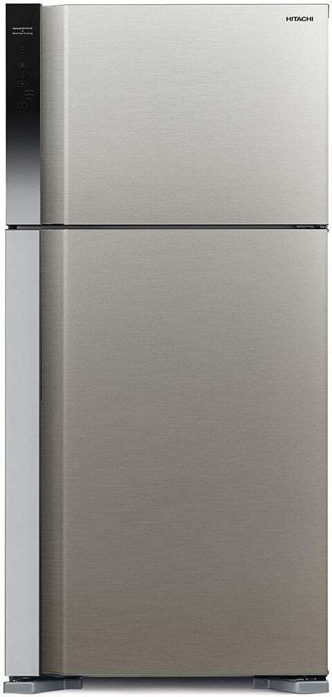 Hitachi 550L Net Capacity Top Mount Inverter Series Refrigerator Brilliant Silver - RV760PUK7KBSL