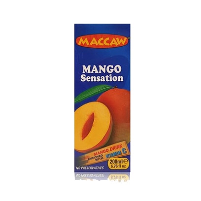 Maccaw Juice Mango Sensation Slim 180ML