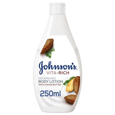 Johnson&#39;s Vita-Rich Nourishing Body Lotion With Cocoa Butter White 250ml