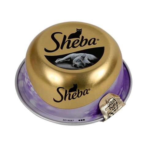 SHEBA&reg; Dome Prime Cuts of Tuna and Prawn Wet Cat Food Can 80g