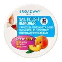 Broadway Beauty Nail Polish Remover Pads White 36 Pads