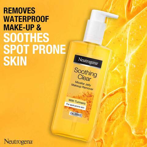 Neutrogena Clear And Soothe Micellar Jelly Make-up Remover Clear 200ml