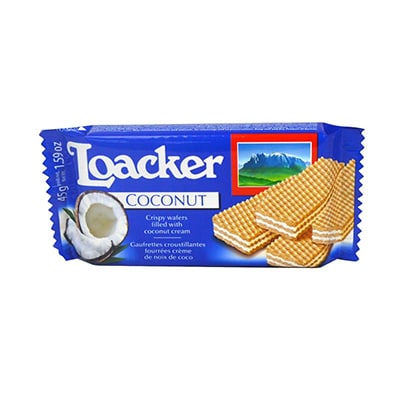 Loacker Crispy Wafer Coconut 45 Gram