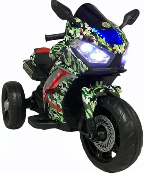 Duckids Powered Riding Kids Motorbike DK 328DX Green