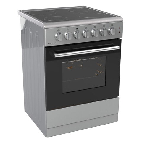 Zenan Electric Cooker ZVCC-60X60VC Silver (Plus Extra Supplier&#39;s Delivery Charge Outside Doha)