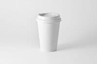 Yesocea 12 Oz Disposable White Paper Cups With White Lids - On The Go Hot And Cold Beverage All-Purpose Sampling Portion Cup For Coffee, Espresso, Water, Juice And Tea, Food Grade Safe [50 Sets]