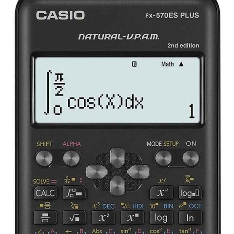 Buy Casio Plus 2 Edition Scientific Calculator FX 570ES Online - Shop  Stationery & School Supplies on Carrefour UAE