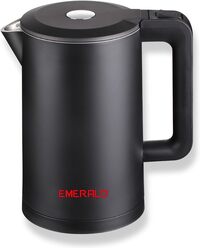 EMERALD Cordless Electric Kettle, 2200W Power, 1.7L, with Auto Shut, 360-Degree Cord Design, Perfect for Warm Beverages, 1 Year Dubai Brand Warranty, EK781KG.