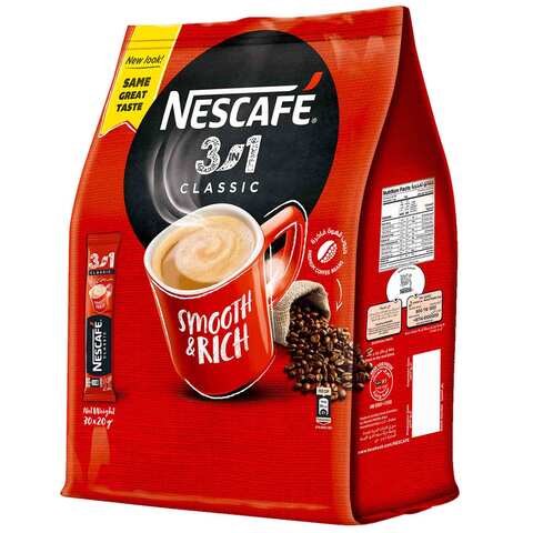 Nescafe My Cup Three In One Classic 20 Gram 30 Pieces