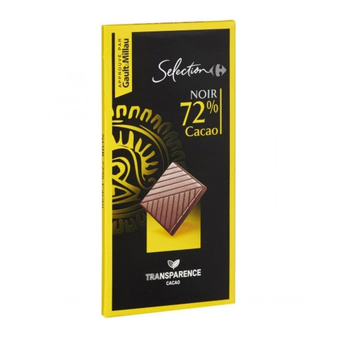 Carrefour Black Chocolate 72% cacao 80g