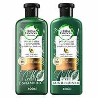 Herbal Essences Potent Aloe+Avocado Oil Curl Hydrator Shampoo 400ml + Potent Aloe+Avocado Oil C