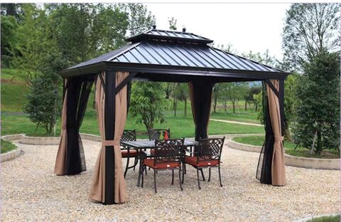 Outdoor shop gazebo tent