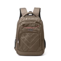 Senator Backpack 18.5 Inch Unisex Nylon Lightweight Water Resistant with Laptop Compartment for Travel Business College School Bag Casual Hiking Travel Daypack KH8104 Beige