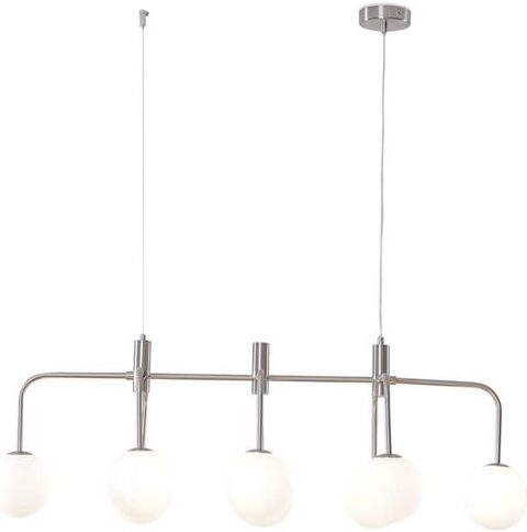 Brushed nickel store pendant light