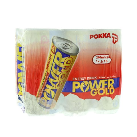 Pokka Power Gold Energy Drink 240ml x6