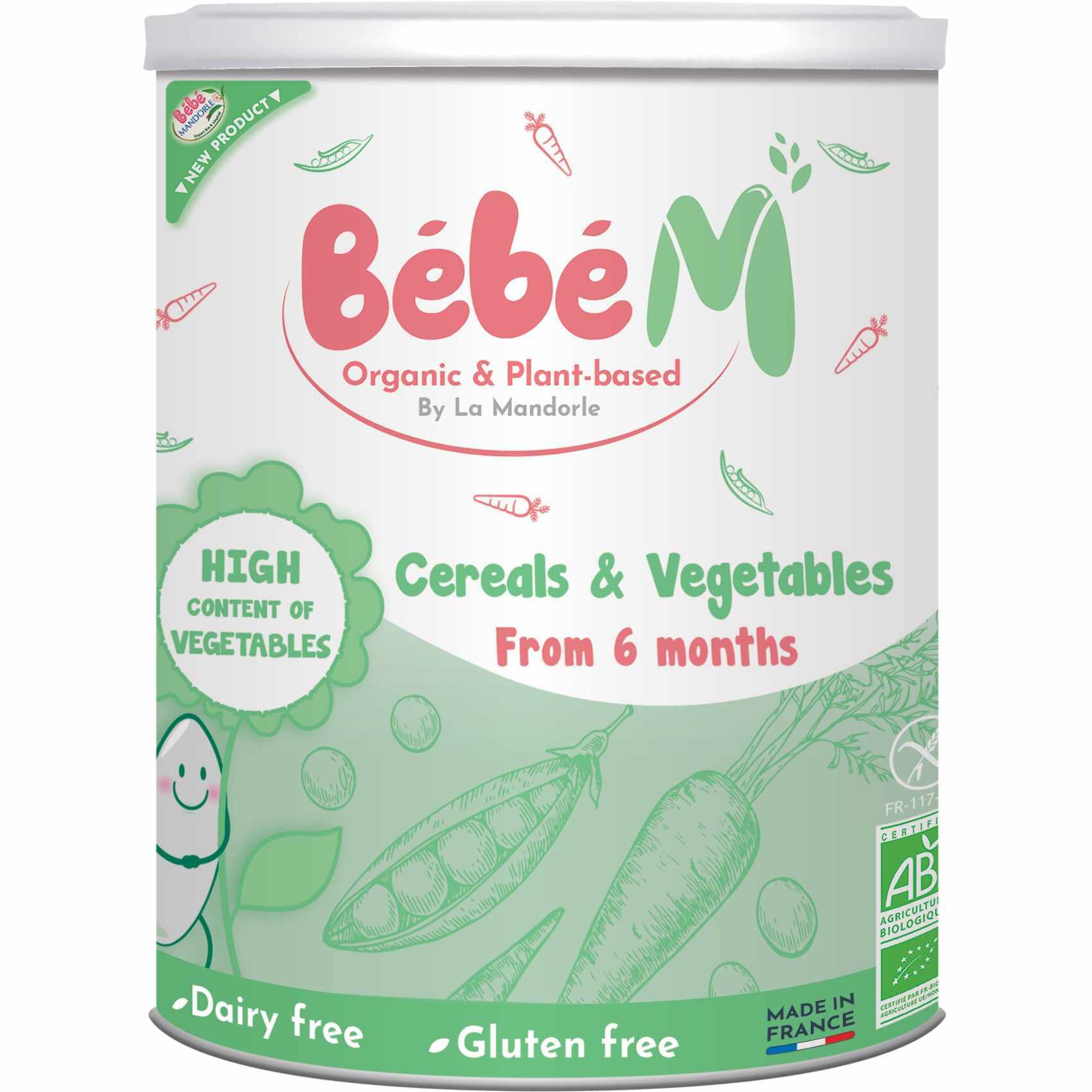 Buy Bebe M Cereals Vegetables 400g Online Shop Bio Organic Food On Carrefour Uae