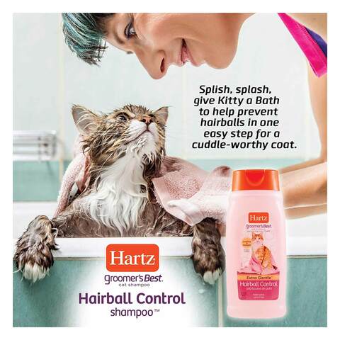 Hartz Cat Shampoo Groomer&#39;s Best Hairball Control 444 Ml
