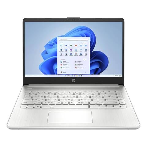 HP 14SDQ5025NE Laptop With 14-Inch Display Intel Core i5-1235U Processor 8GB RAM 512GB SSD Intel Iris Xᵉ Graphic Card Natural Silver