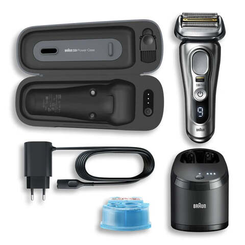 Braun Series 9 PRO+ Electric Razor for Men, 5 Pro Shave Elements &  Precision Long Hair Trimmer, 6in1 SmartCare Center, Wet & Dry Electric  Razor for