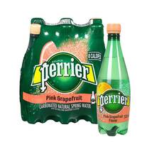 Perrier Pink Grapefruit Flavoured Sparkling Mineral Water 500ml Pack of 6
