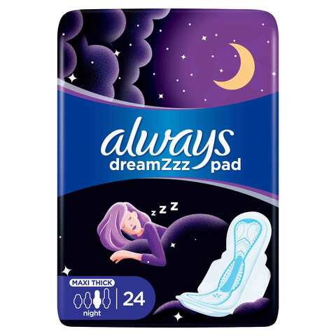 Always Woman Pads Thick Maxi Night 24 Pads