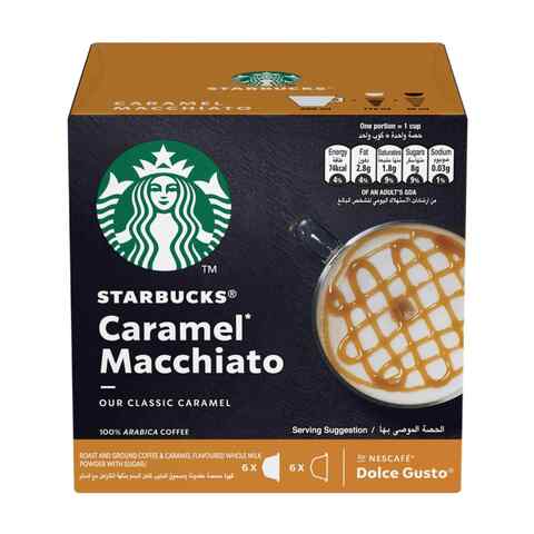 Starbucks Dolce Gusto Caramel Macchiato Coffee 127.8g