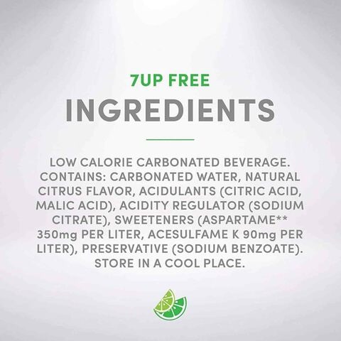 7 UP Free Carbonated Soft Drink 155ml Pack of 15