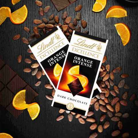 Lindt Excellence Orange Intense Dark Chocolate 100g