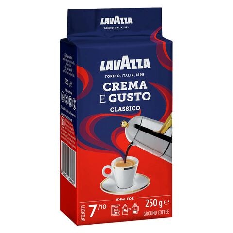 لافاتزا كريما إي غوستو كلاسيكو قهوة مطحونة 250 غرام