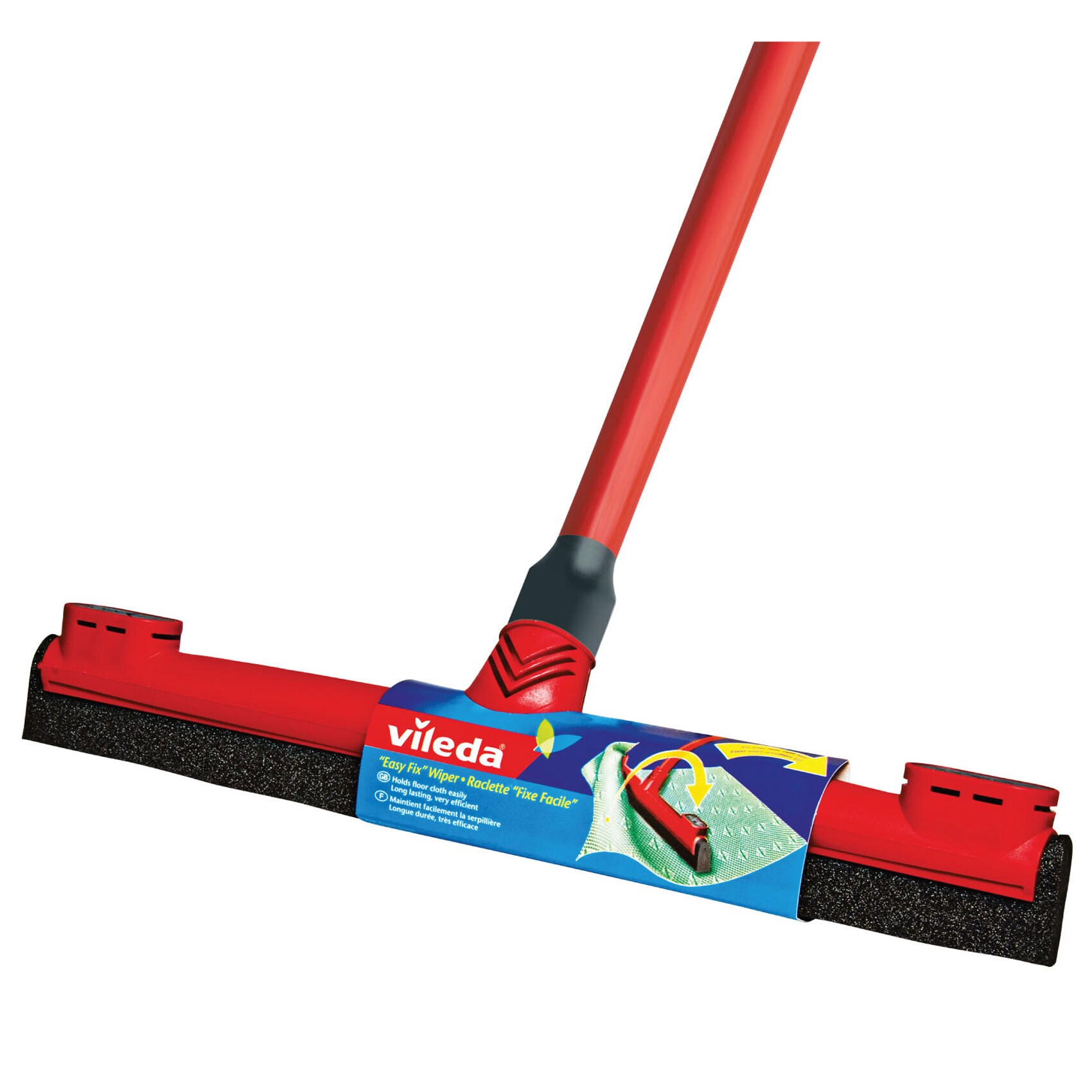 Buy Vileda Easy Fix Floor Wiper with Stick 42cm Online Shop Cleaning