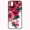 Theodor - Apple iPhone 12 6.1 inch Case Red &amp; Pink Rose Flexible Silicone Cover