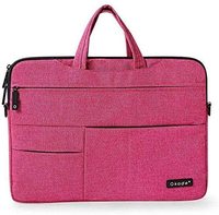 Okade Briefcase Notebook Pouch Soft handle Shoulder bag For Macbook Retina 13 Inch (A1502/A1425)(W/O CD-ROM) Release 2015/2014/2013/end 2012 Pink
