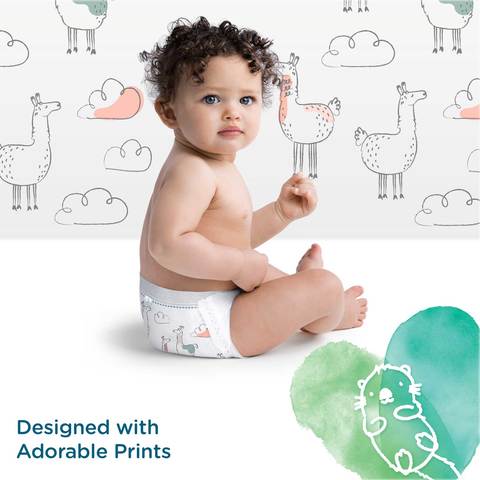 Buy Pampers Pure Protection Dermatologically Tested Diapers Size 1 (2-5kg) 50  Diapers Online - Shop Baby Products on Carrefour UAE