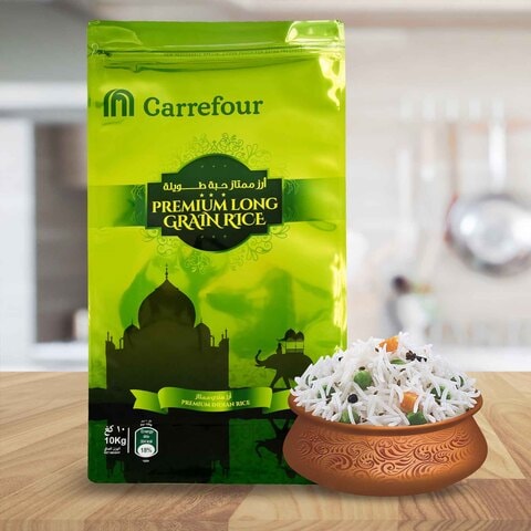 Carrefour Premium Long Grain Basmati Rice 10kg